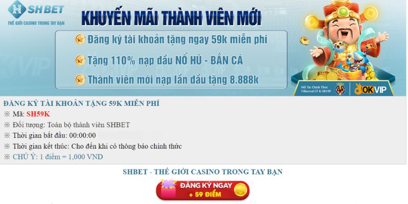 Nhà Cái Tặng Tiền Cược Miễn Phí Khi Đăng Ký 59K Tại SHBET 3 Việc đăng ký nên thực hiện đúng quy trình để nhận được ưu đãi