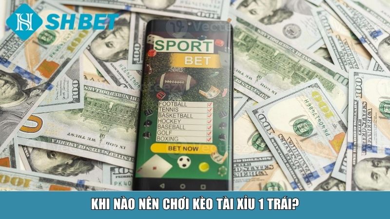 Tài Xỉu 1 Trái Là Gì? Hướng Dẫn Chi Tiết Cho Người Mới Tại SHBET 9 Khi nào nên chơi kèo tài xỉu 1 trái?